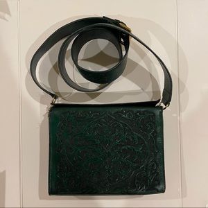 Carolina Crowley Green Crossbody Handbag